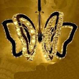 Lampa motyl Nowoczesna luksusowa lampa kryształowa 8