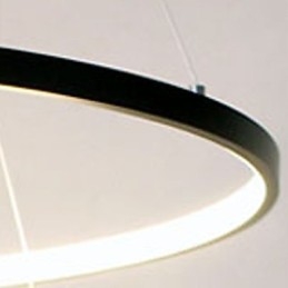 Lampa wisząca nowoczesny design pierścień