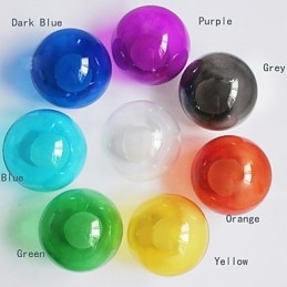 Nowoczesna lampa wisząca Bubble Globe z kolorowego szkła z 19 światłami