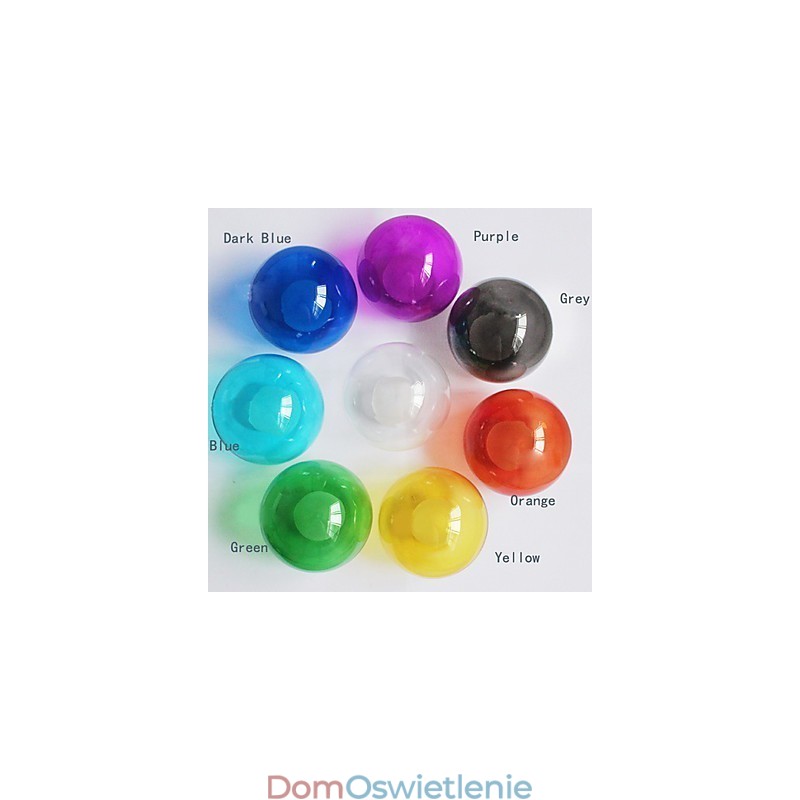 Nowoczesna lampa wisząca Bubble Globe z kolorowego szkła z 19 światłami