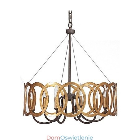 Tradycyjny klasyczny złoty metalowy żyrandol
