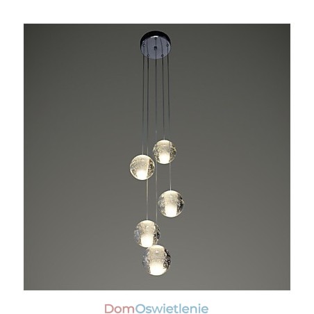 Nowoczesna lampa wisząca Lampa wisząca G4 Retroifit Chromowana powłoka Kryształ do oświetlenia schodów Nowoczesna lampa wisząca Lampa wisząca G4 Retroifit Chromowana powłoka Kryształ do oświetlenia schodów