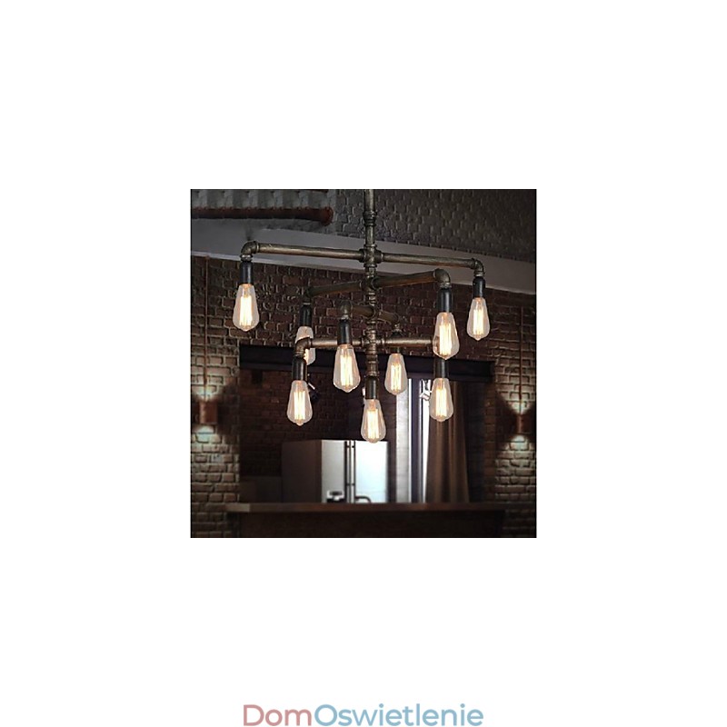 Tradycyjny Klasyczny Vintage Retro Latarnia Wiejski Malowanie Metalowa Lampa Wisząca