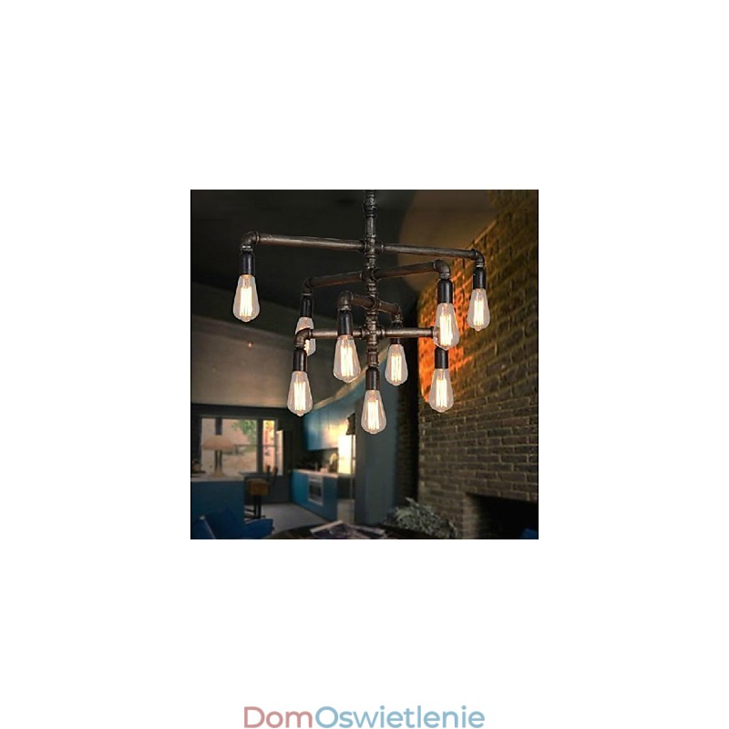 Tradycyjny Klasyczny Vintage Retro Latarnia Wiejski Malowanie Metalowa Lampa Wisząca