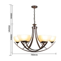 Luksusowa lampa wisząca Rustykalne oświetlenie Oświetlenie
