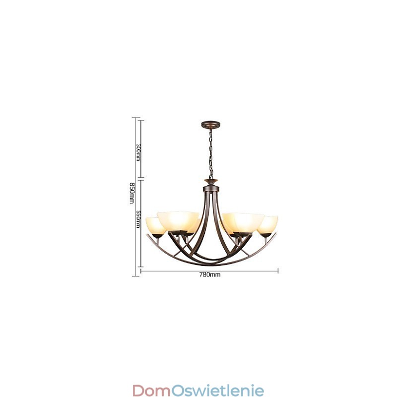 Luksusowa lampa wisząca Rustykalne oświetlenie Oświetlenie