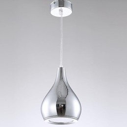 Nowoczesna, współczesna lampa wisząca z metalu galwanizowanego Globe