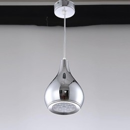 Nowoczesna, współczesna lampa wisząca z metalu galwanizowanego Globe