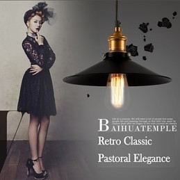 Europejski styl retro klasyczna lampa wisząca sztuka droplight daje żarówkę o średnicy 22 cm