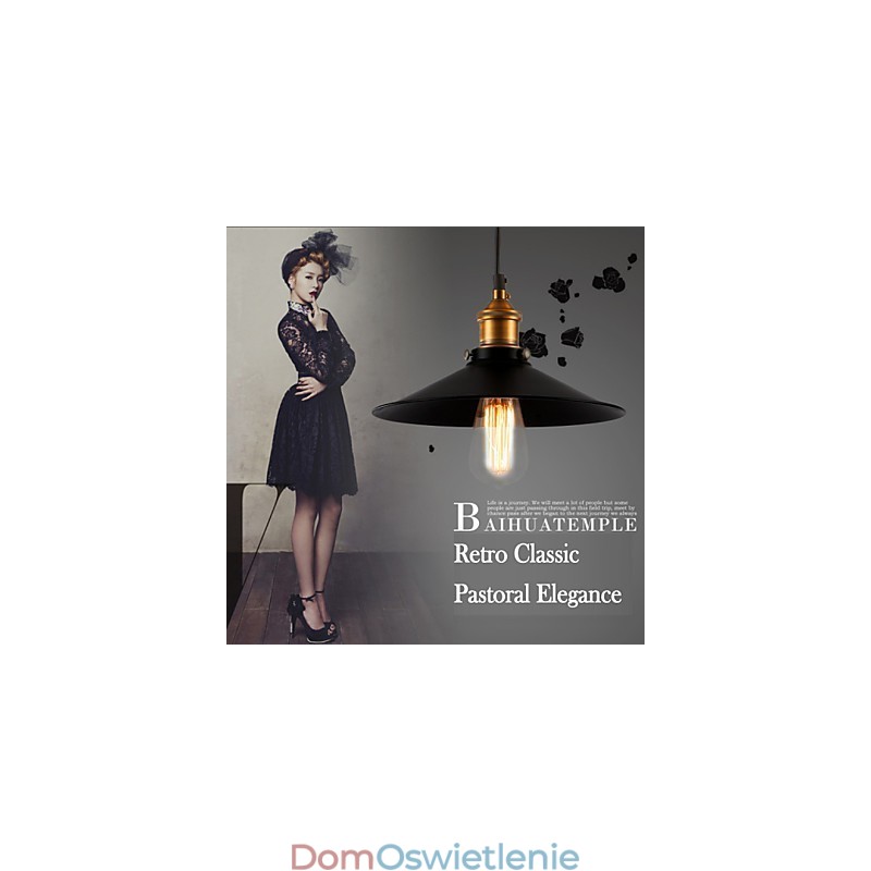 Europejski styl retro klasyczna lampa wisząca sztuka droplight daje żarówkę o średnicy 22 cm