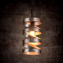 Wisząca lampa 1 światło Vintage Minimalistyczny obraz z żelaza