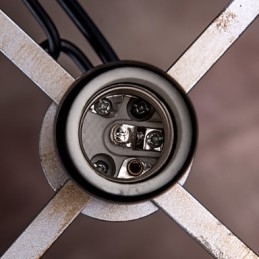 Wisząca lampa 1 światło Vintage Minimalistyczny obraz z żelaza