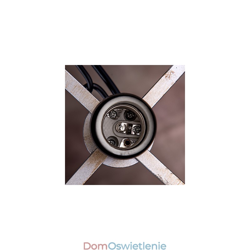 Wisząca lampa 1 światło Vintage Minimalistyczny obraz z żelaza