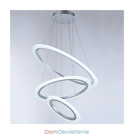 Lampy wiszące akrylowe, żyrandole, oświetlenie sufitowe z 3 pierścieniami DIY Lampy wiszące akrylowe, żyrandole, oświetlenie sufitowe z 3 pierścieniami DIY