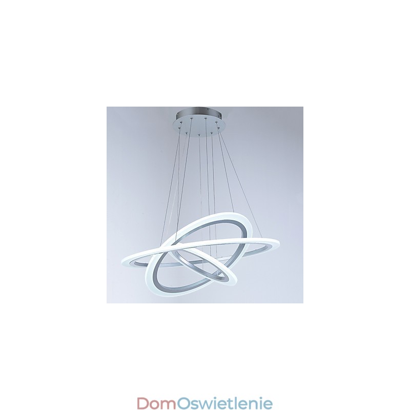 Lampy wiszące akrylowe, żyrandole, oświetlenie sufitowe z 3 pierścieniami DIY