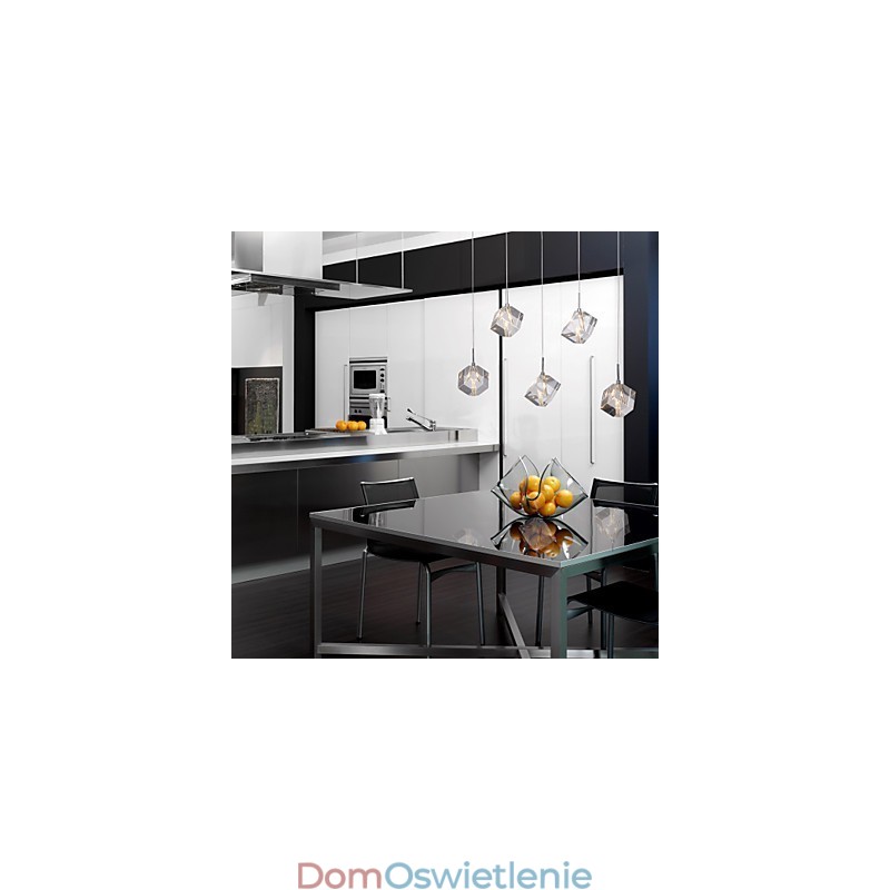 Nowoczesna współczesna lampa wisząca Crystal Chrome Island