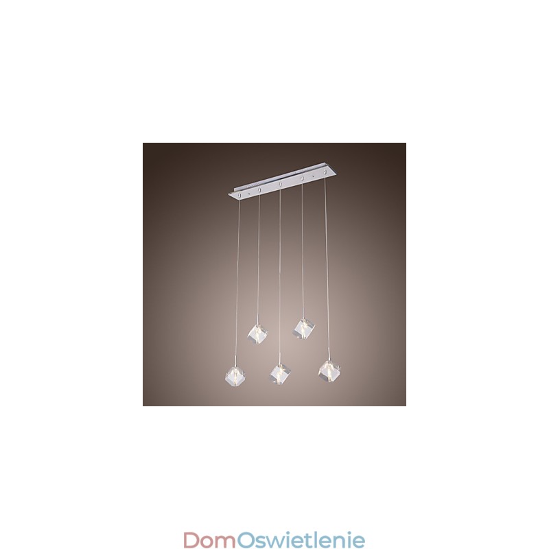 Nowoczesna współczesna lampa wisząca Crystal Chrome Island