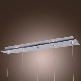 Nowoczesna współczesna lampa wisząca Crystal Chrome Island