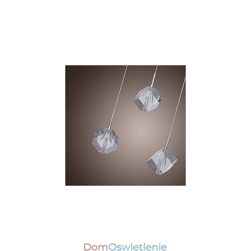 Nowoczesna współczesna lampa wisząca Crystal Chrome Island