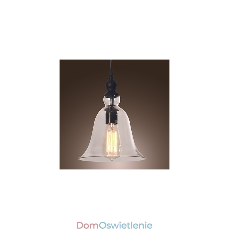 Tradycyjna klasyczna zabytkowa miska w stylu miniaturowym, galwanizowana lampa wisząca