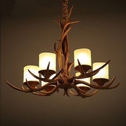 Żyrandol Wisząca Lampa Vintage Żywica