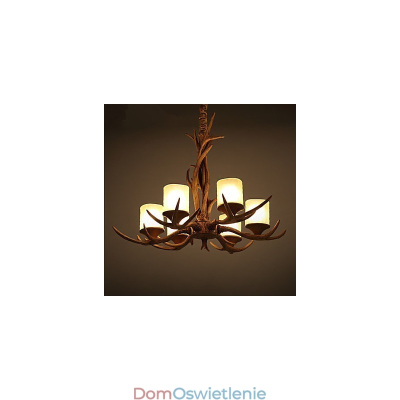 Żyrandol Wisząca Lampa Vintage Żywica