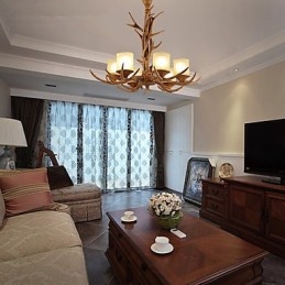 Żyrandol Wisząca Lampa Vintage Żywica