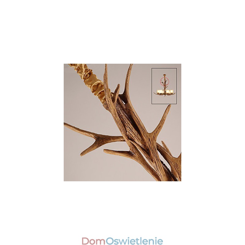 Żyrandol Wisząca Lampa Vintage Żywica