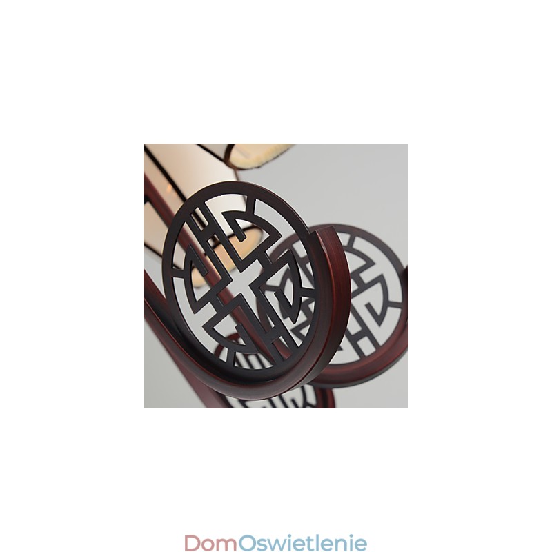 Rustykalny domek w stylu vintage mini, metalowy żyrandol galwanizowany