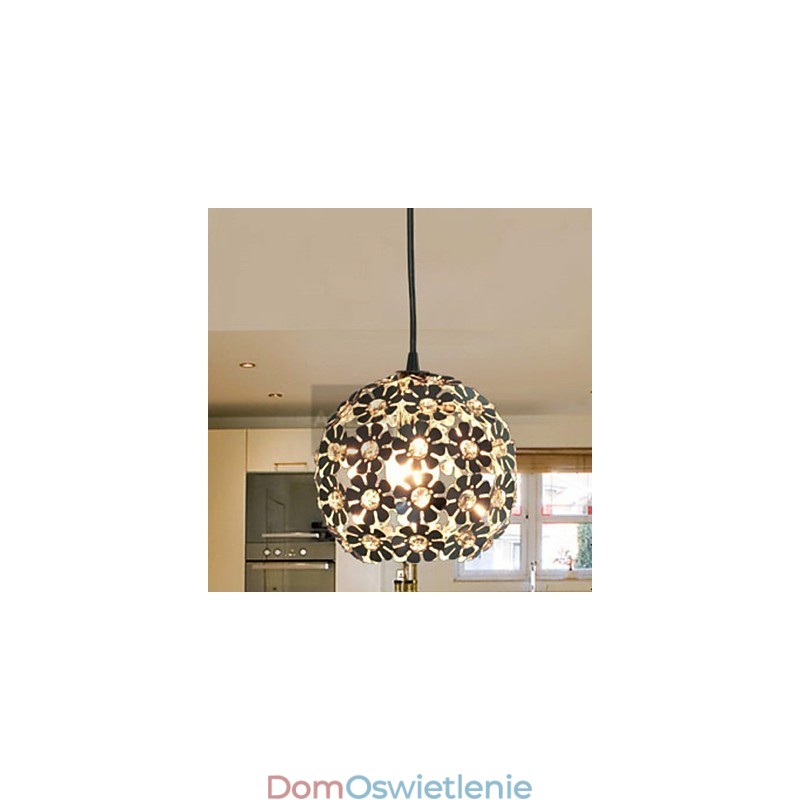 Nowoczesna, współczesna lampa wisząca w stylu mini Globe Crystal Galwanizowane