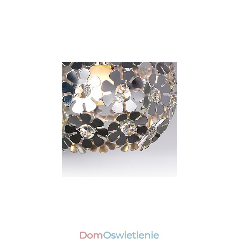 Nowoczesna, współczesna lampa wisząca w stylu mini Globe Crystal Galwanizowane