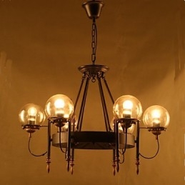 Szklana kula artystyczna okrągła fasola żyrandol