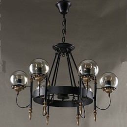 Szklana kula artystyczna okrągła fasola żyrandol