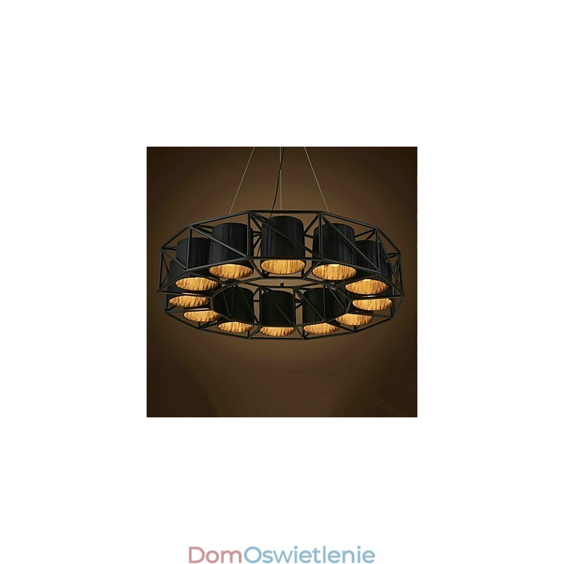 Vintage Country Painting Metalowa lampa wisząca garaż