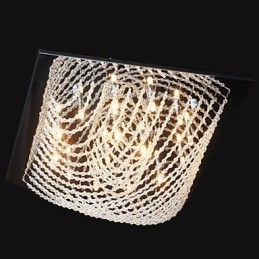 Tradycyjny klasyczny kryształowy chromowany metalowy żyrandol