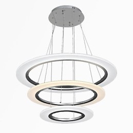 3-pierścieniowe lampy wiszące DIY w kształcie akrylu, lampy sufitowe, żyrandole, oprawy z