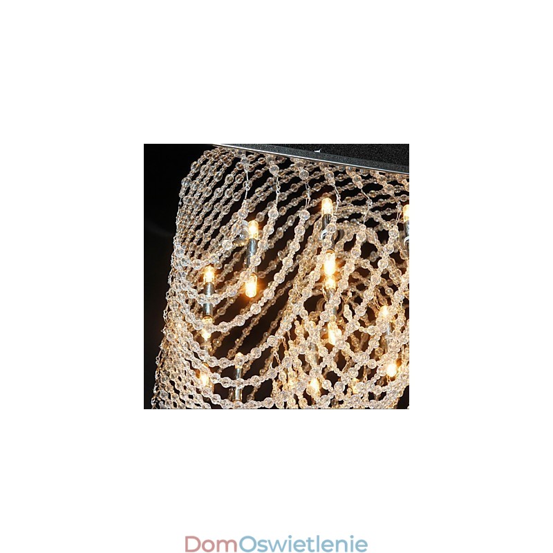 Tradycyjny klasyczny kryształowy chromowany metalowy żyrandol