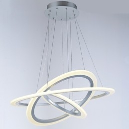 3 Ring DIY Kształt Akrylowe Lampy Wiszące Sufitowe Lampy Żyrandol Oświetlenie