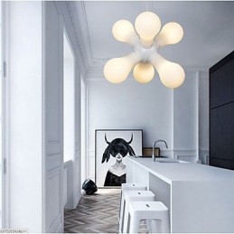 Prosta szklana lampa wisząca