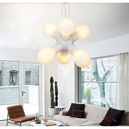 Prosta szklana lampa wisząca