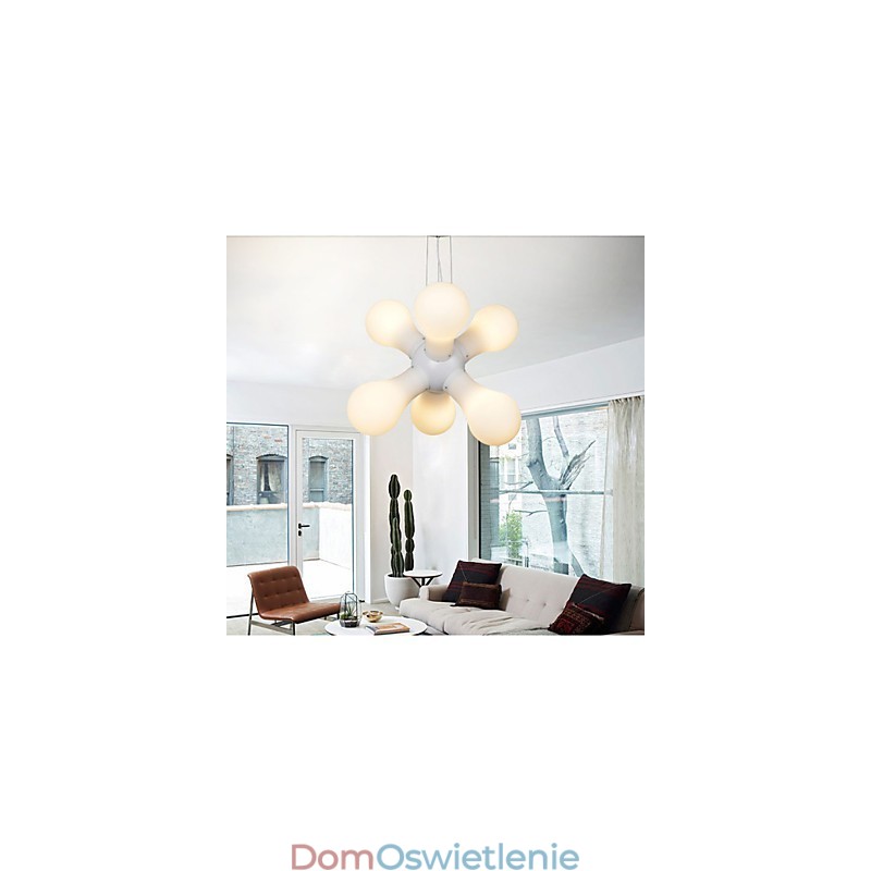 Prosta szklana lampa wisząca
