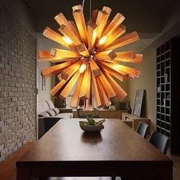 Lampy wiszące Country Wood Bamboo