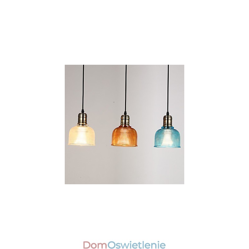 Nordic Mały Droplight Witraże Żyrandol Przywracanie Starożytnych Sposobów