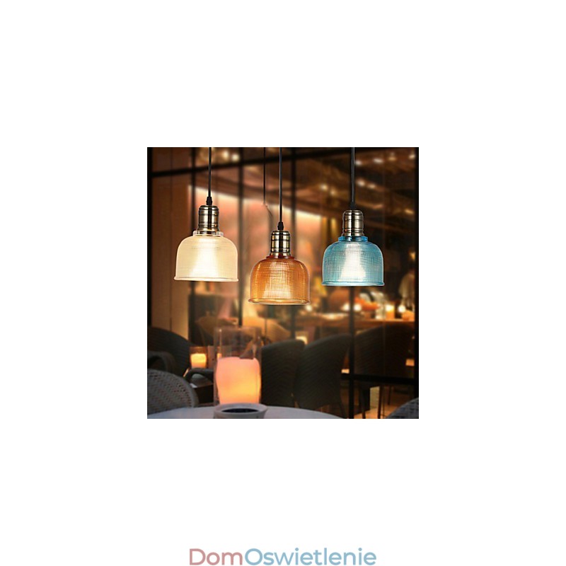 Nordic Mały Droplight Witraże Żyrandol Przywracanie Starożytnych Sposobów