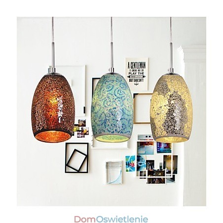 Tradycyjny Klasyczny Vintage Malowanie Metalowa Lampa Wisząca