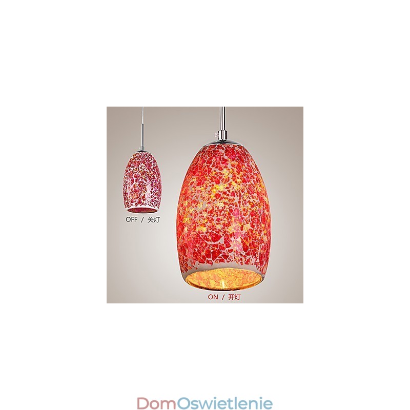 Tradycyjny Klasyczny Vintage Malowanie Metalowa Lampa Wisząca