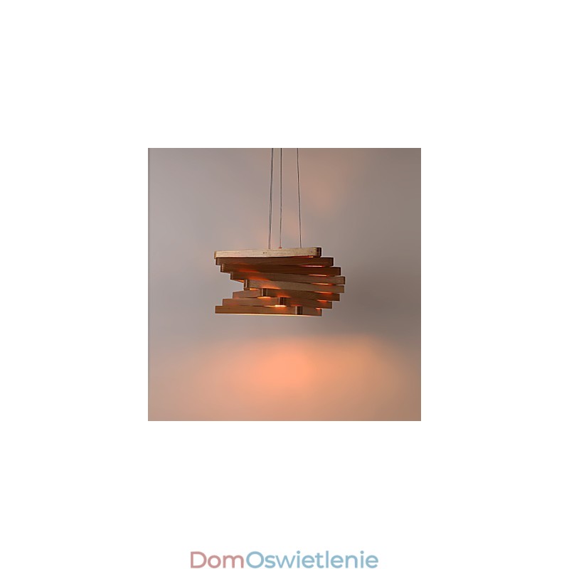 1Tradycyjny Klasyczny Styl Wiejski Miniaturowy Malowanie Drewna Bambusowego Wisząca Lampa