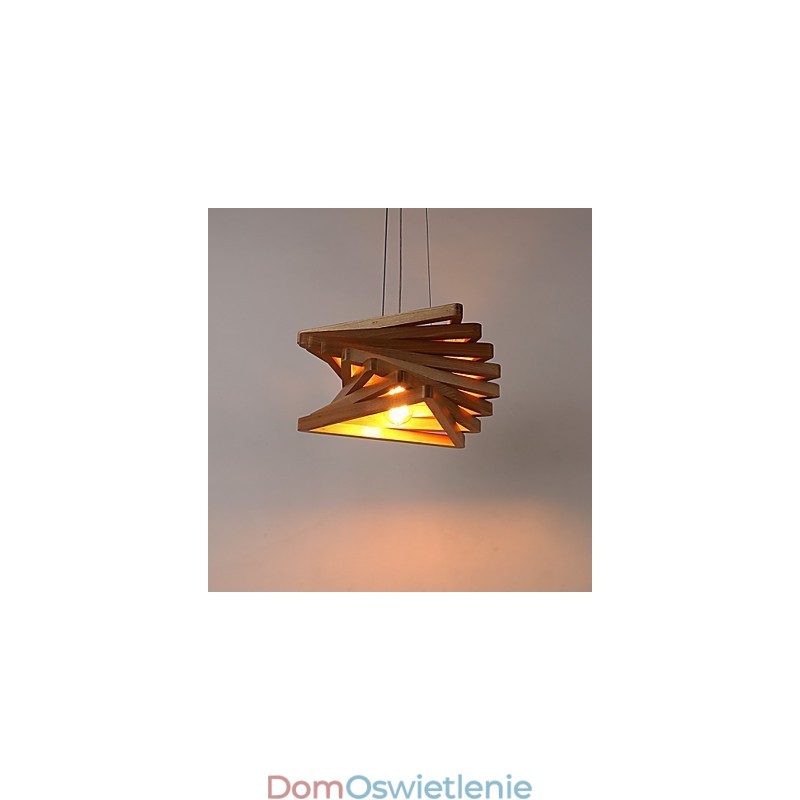 1Tradycyjny Klasyczny Styl Wiejski Miniaturowy Malowanie Drewna Bambusowego Wisząca Lampa