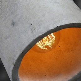 Nordycka minimalistyczna lampa wisząca retro w stylu cementowym w stylu vintage