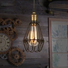 Lampy wiszące w stylu vintage, amerykańskim, rustykalnym, przywracające dawne sposoby, kute żelazo, mała lampa wisząca